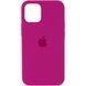 Чехол для Apple iPhone 12 | 12 Pro Silicone Full / закрытый низ (Малиновый / Dragon Fruit)
