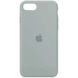 Чохол Silicone Case Full Protective (AA) для Apple iPhone SE (2020) (Сірий / Mist Blue)