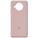Чехол для Xiaomi Mi 10T Lite / Redmi Note 9 Pro 5G Silicone Full (Розовый / Pink Sand) c закрытым низом и микрофиброю