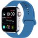 Силіконовий ремінець для Apple watch 42mm / 44mm (Синій / Navy Blue)