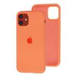Чехол для iPhone 11 Silicone Full papaya / оранжевый / закрытый низ