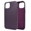 Кожаный чехол Leather Case with MagSafe для Apple iPhone 14 Pro Max Бордовый / Dark Cherry