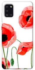 Чохол для Samsung Galaxy A31 PandaPrint Акварельні маки квіти
