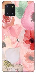 Чехол для Samsung Galaxy Note 10 Lite (A81) PandaPrint Акварельные цветы 3 цветы