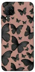 Чехол для Huawei P40 Lite PandaPrint Порхающие бабочки паттерн
