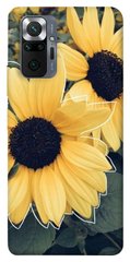 Чехол для Xiaomi Redmi Note 10 Pro Два подсолнуха цветы