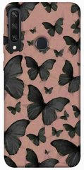 Чехол для Huawei Y6p PandaPrint Порхающие бабочки паттерн
