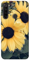 Чохол для Xiaomi Redmi Note 8T PandaPrint Два соняшнику квіти