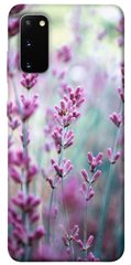 Чехол для Samsung Galaxy S20 PandaPrint Лаванда 2 цветы