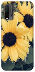 Чохол для Xiaomi Redmi Note 9 4G / Redmi 9 Power / Redmi 9T PandaPrint Два соняшнику квіти