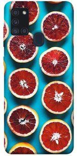 Чехол для Samsung Galaxy A21s PandaPrint Грейпфрут еда