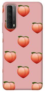 Чехол для Huawei P Smart (2021) PandaPrint Персики паттерн