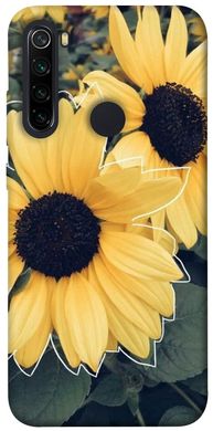Чохол для Xiaomi Redmi Note 8 PandaPrint Два соняшнику квіти