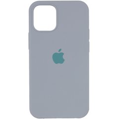 Чехол для Apple iPhone 14 Plus Silicone Case Full / закрытый низ Серый / Mist Blue