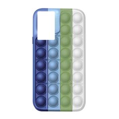Чехол для Samsung A12 Pop-It Case Поп ит Ocean Blue/White