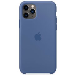 Чохол Silicone case Original 1:1 (AAA) для Apple iPhone 11 Pro Max (6.5") (Синій / Linen Blue) Найкраща якість!!