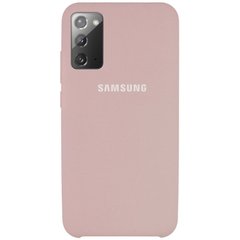 Чохол Silicone Cover (AAA) для Samsung Galaxy Note 20 (Рожевий / Pink Sand)