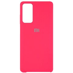 Чехол Silicone Cover (AAA) для Xiaomi Mi 10T / Mi 10T Pro (Розовый / Shiny pink)