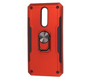 Чехол для Xiaomi Redmi 8 SG Ring с кольцом красный