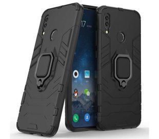 Ударостійкий чохол Transformer Ring for Magnet для Xiaomi Redmi Note 7 Чорний Протиударний, броньований