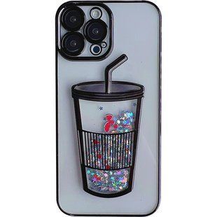Чохол для iPhone 14 Shining Fruit Cocktail Case + скло на камеру Black