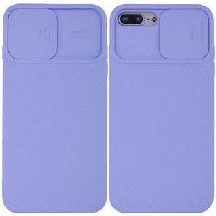 Чохол Camshield Square TPU зі шторкою для камери для Apple iPhone 7 plus / 8 plus (5.5"") Блакитний