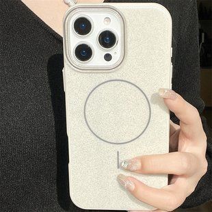 Чехол с блестками для iPhone 11 Gleaming MagSafe case White