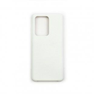 Чехол для Samsung Galaxy S20 Ultra (G988) Silky Soft Touch "белый"