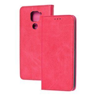 Чехол книжка для Xiaomi Redmi Note 9 Black magnet розовый