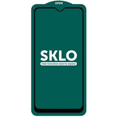 Захисне скло SKLO 5D (full glue) для Xiaomi Redmi 7 Повний клей, Черный