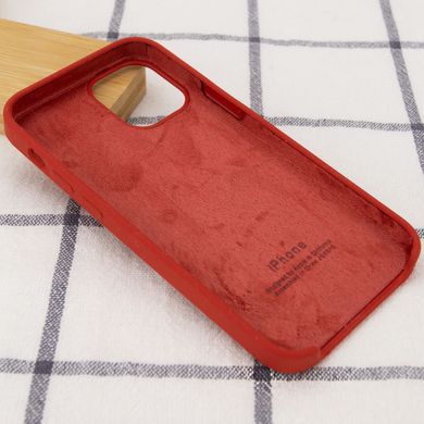 Чохол Silicone Case (AA) для Apple iPhone 12 Pro Max (6.7") (Червоний/Dark red)