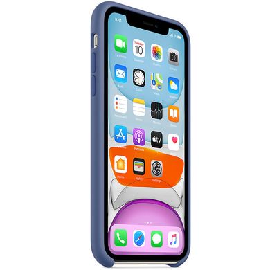 Чехол Silicone case Original 1:1 (AAA) для Apple iPhone 11 Pro Max (6.5") (Синий / Linen Blue) Лучшее качество!!