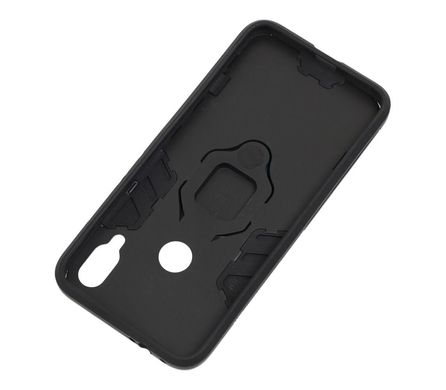 Ударопрочный чехол Transformer Ring for Magnet для Xiaomi Redmi Note 7 Черный Противоударный, бронированный