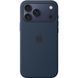 Чехол Silicone case Original 1:1 (AAA) with Magsafe для Apple iPhone 17 Pro Max (Темно-синий / Midnight)