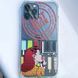 Чехол TPU Crossbody Street Style для Apple iPhone 12 Pro / 12 (6.1"") Ice cream / Красный