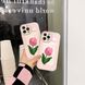 Чехол для iPhone 13 Pro Tulips Plush Case Pink