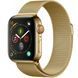 Ремешок для Apple Watch 42/44/45 mm Milanese Loop Light Gold