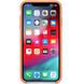 Чехол Silicone case orig 1:1 (AAA) для Apple iPhone X / Xs (Оранжевый / Papaya)