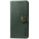 Кожаный чехол книжка GETMAN Gallant (PU) для Samsung Galaxy A41 (Зеленый)