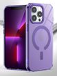 Чохол для iPhone 14 Plus Matt Clear Case with Magsafe Purple