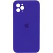 Чехол для Apple iPhone 11 Pro Max Silicone Full camera закрытый низ + защита камеры (Фиолетовый / Ultra Violet)