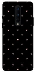 Чехол для OnePlus 8 PandaPrint Сердечки паттерн