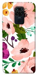 Чехол для Xiaomi Redmi Note 9 / Redmi 10X PandaPrint Акварельные цветы цветы