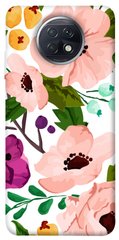 Чехол для Xiaomi Redmi Note 9 5G / Note 9T PandaPrint Акварельные цветы цветы