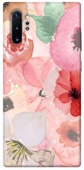 Чохол для Samsung Galaxy Note 10 Plus PandaPrint Акварельні квіти 3 квіти
