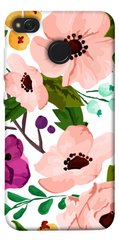 Чехол для Xiaomi Redmi 4X PandaPrint Акварельные цветы цветы