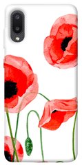 Чехол для Samsung Galaxy A02 PandaPrint Акварельные маки цветы