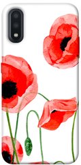 Чохол для Samsung Galaxy A01 PandaPrint Акварельні маки квіти