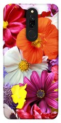 Чохол для Xiaomi Redmi 8 PandaPrint Оксамитовий сезон квіти