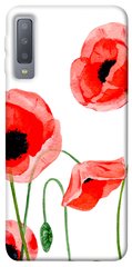 Чохол для Samsung A750 Galaxy A7 (2018) PandaPrint Акварельні маки квіти